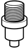 Cartridge Luer Lock Tip Adapter