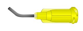 45 degree angle dispensing tip