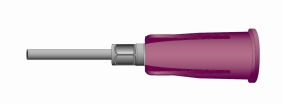 Crimped dispensing needle