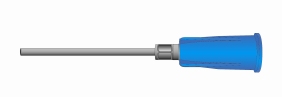 Crimped dispensing needle