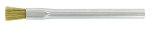 Cleaning brush zinc/steel handle natural bristle