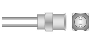 Double Cannula Stainless Steel Tip