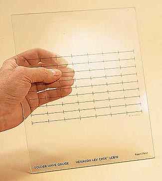 LEV CHEK Solder Wave Gauge