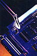 Fluorescent peelable mask