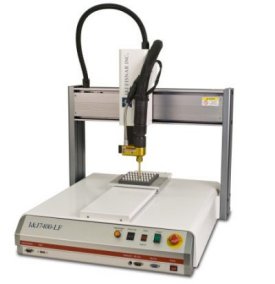 Thermadose Hot Melt Dispensing Systems mounted on a robot