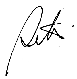Peter's Signature