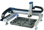 Gantry style dispensing robots for adhesive application