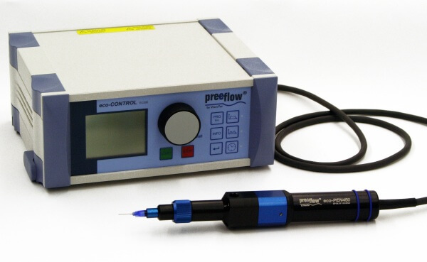 preeflow eco-PEN 450 extends the capability and accuracy of volumetric dispensing