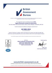 ISO 9001:2015 certificate
