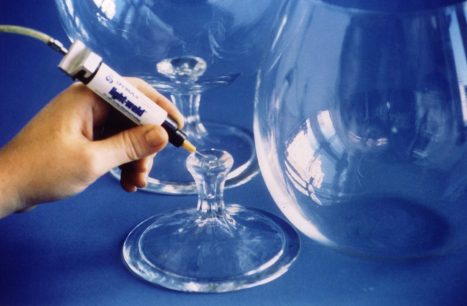 Glass Bowl Bonding with Dymax UV Glass Bonding adhesive