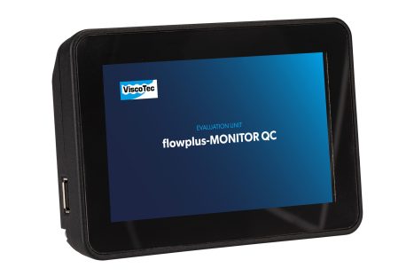 The front view of a flowplus-monitor qc