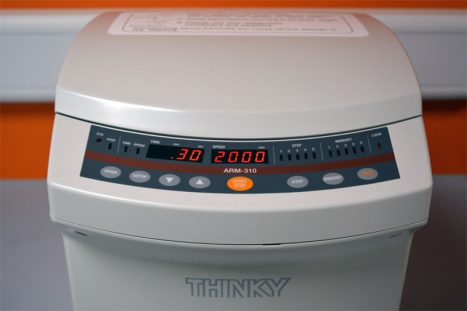THINKY ARM-310 mixer dashboard