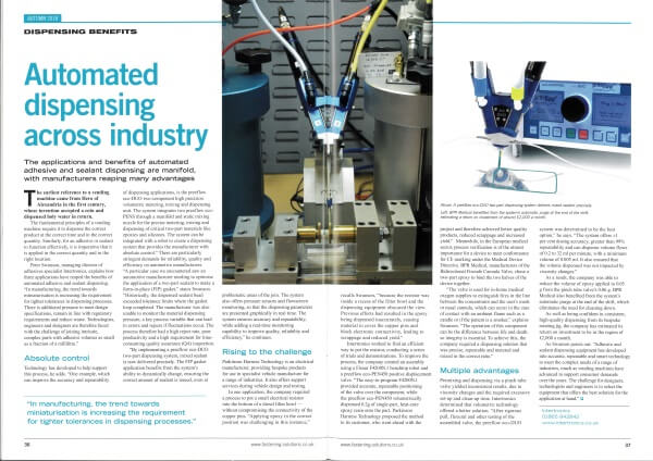 FAST - Automating Dispensing Across Industry - article