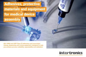 intertronics medical device assembly adhesives brochure