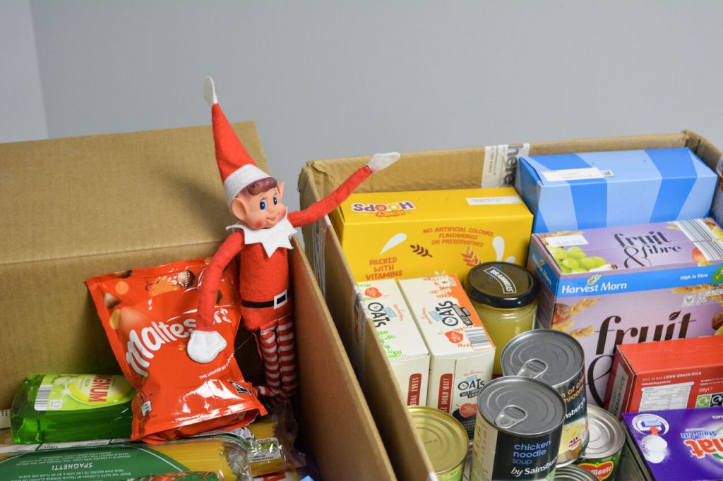 North Oxfordshire Community Foodbank and our elf