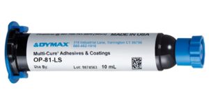 Dymax OP-81-LS low shrink adhesive