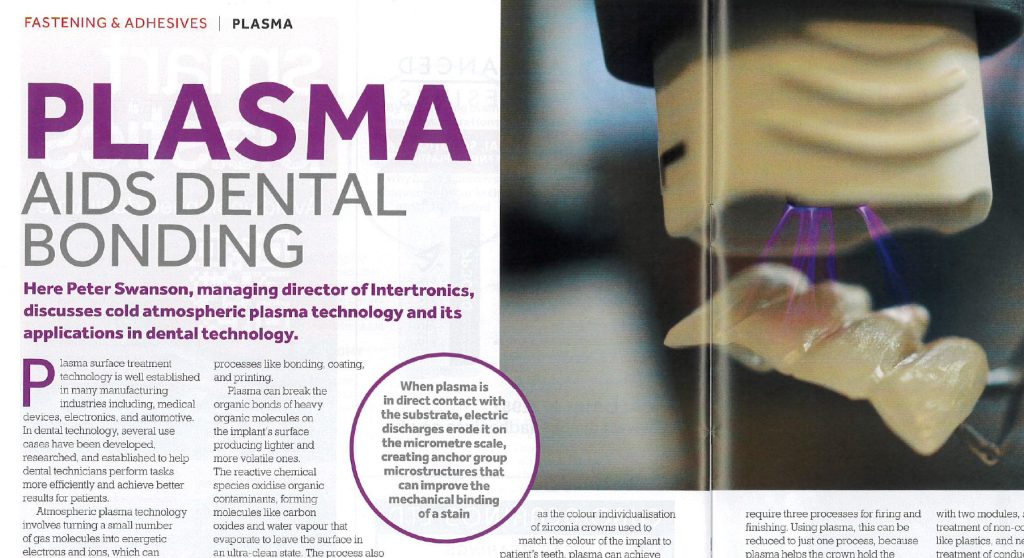 Article: plasma aids dental bonding