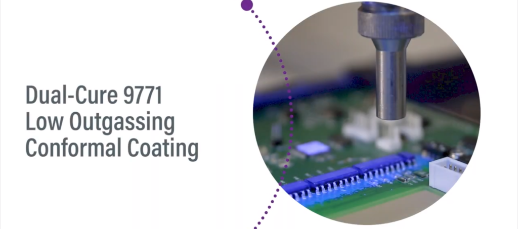 Dual-Cure 9771 Low Outgassing Conformal Coating
