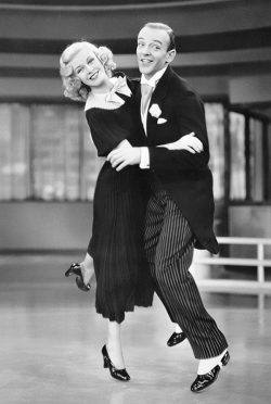 Fred Astaire & Ginger Rogers dancing