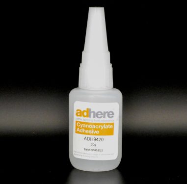 adhere 9420 cyanoacrylate adhesive 20g bottle