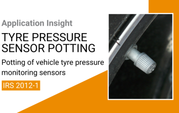 Potting of vehicle tyre pressure monitoring sensors using IRS 2012-1.