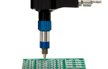 eco-PEN XS solder paste dispensing