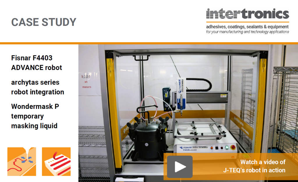 Case study - J-TEQ EMS Solutions automated liquid masking