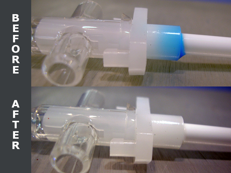 See-cure tubeset bonding
