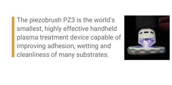piezobrush PZ3 is the world's smallest, highly effective handheld plasma device